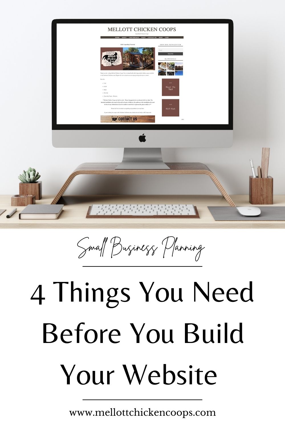 4 Things You Need Before You Build Your Website – Mellott Chicken Coops